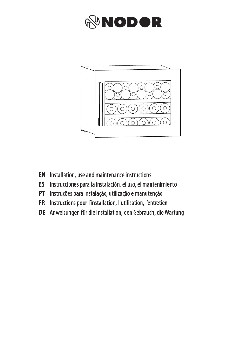 Imagen de la primera página del manual del dispositivo NorCare V28BK