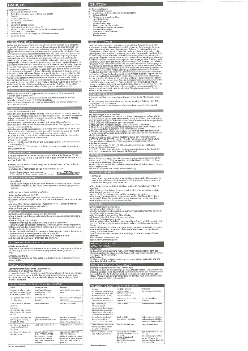 Imagen de la primera página del manual del dispositivo CT2107