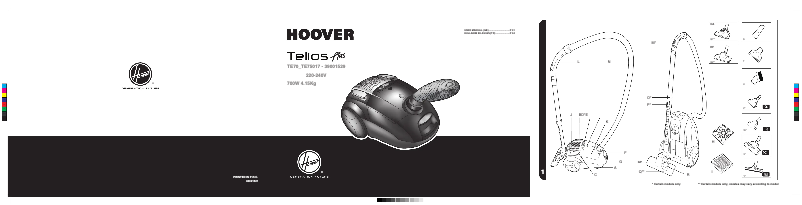 Página 1 del manual Manual de usuario Hoover TE70_TE75017