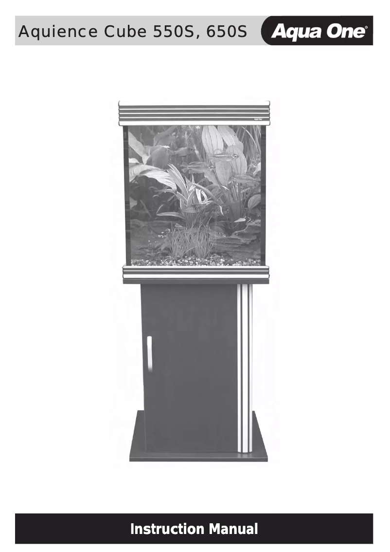 Imagen de la primera página del manual del dispositivo Aquience 650S Cube