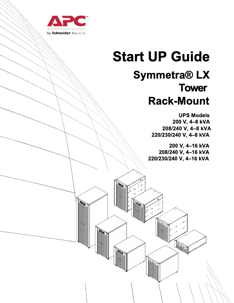 Imagen de la primera página del manual del dispositivo SYA12K16RMI