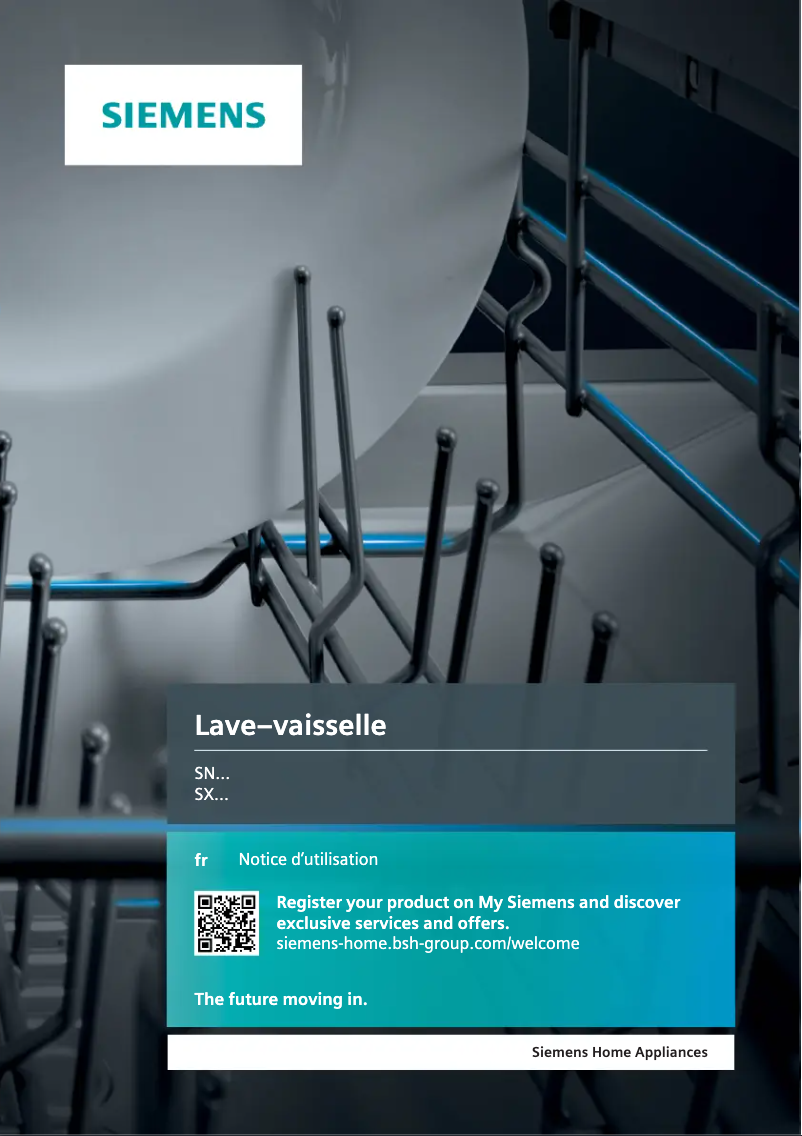 Página 1 del manual Manual de usuario Siemens iQ500 SN558S09ME