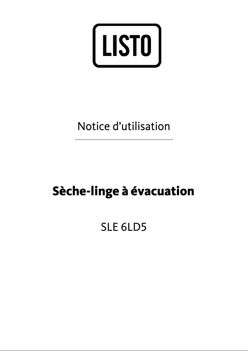 Imagen de la primera página del manual del dispositivo SLE 6LD5