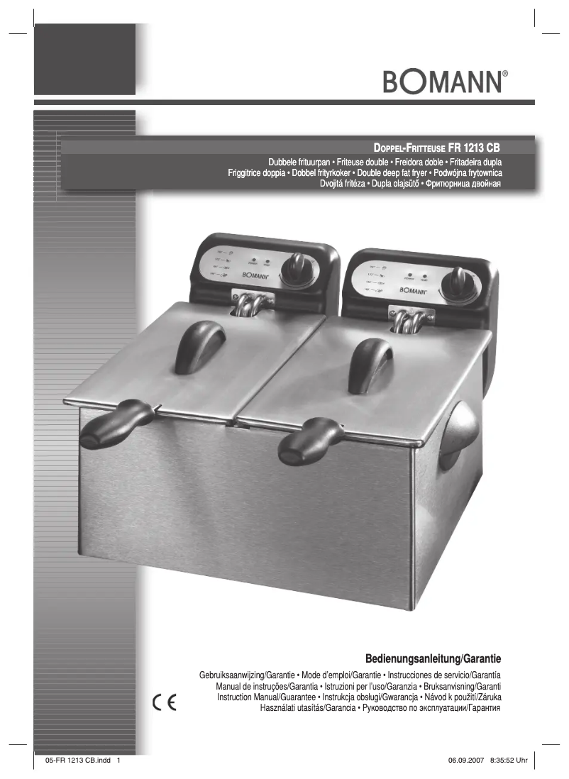 Página 1 del manual Manual de usuario Bomann FR 1213 CB