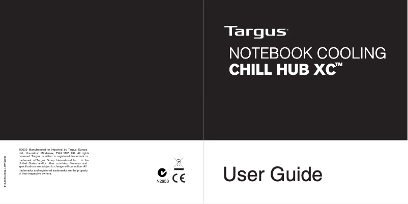 Página 1 del manual Manual de usuario Targus AWE20EU