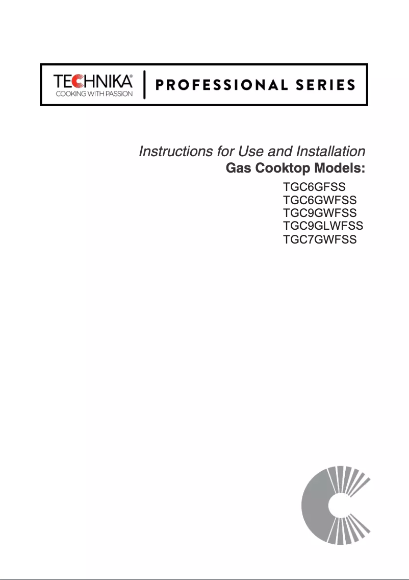 Página 1 del manual Manual de usuario Technika TGC9GLWFSS