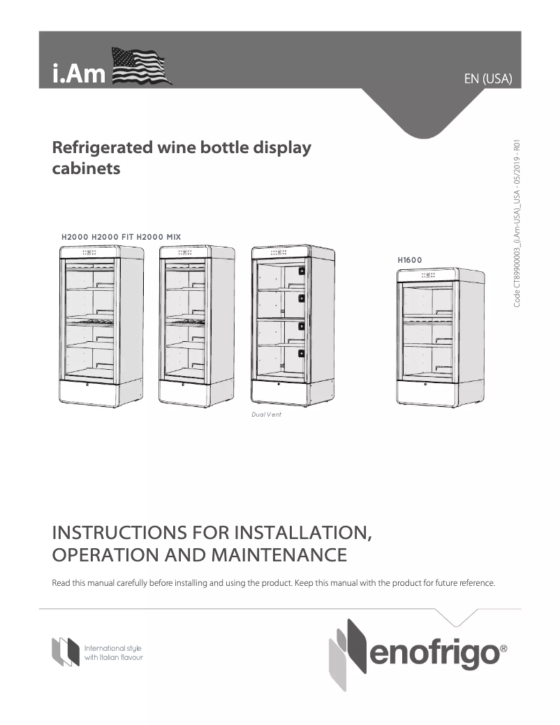 Imagen de la primera página del manual del dispositivo i.Am H2000 FIT