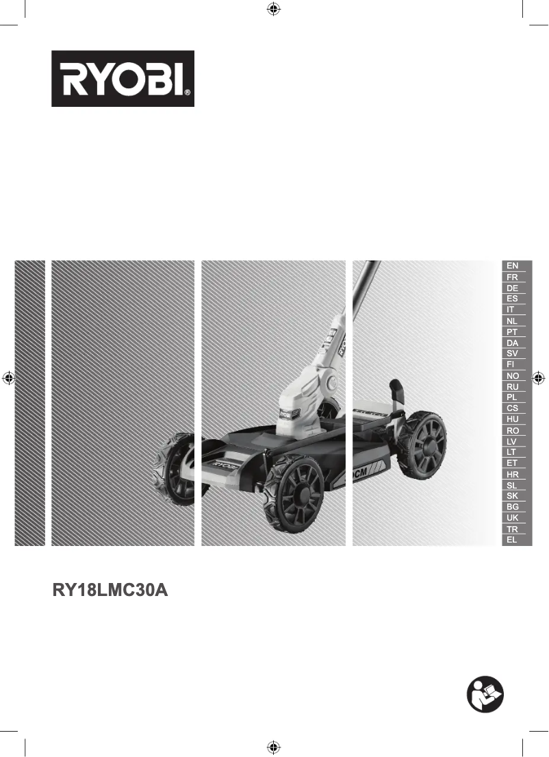 Página 1 del manual Manual de usuario RYOBI RY18LMC30A