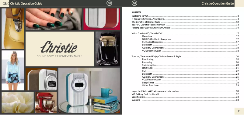 Imagen de la primera página del manual del dispositivo Christie