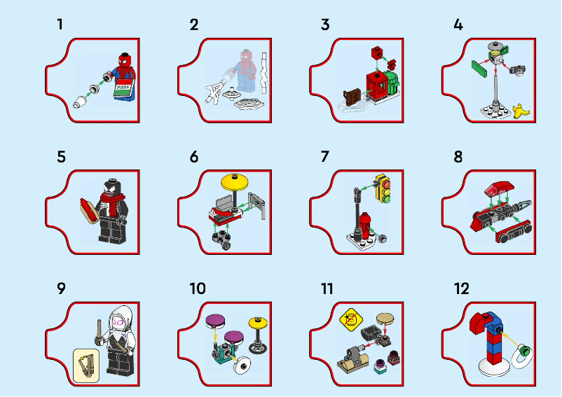 Página 1 del manual Manual de usuario Lego Marvel 76293