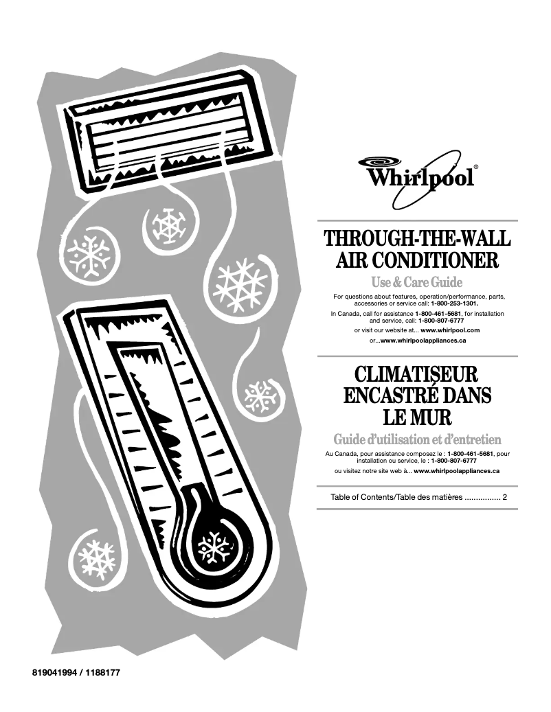 Imagen de la primera página del manual del dispositivo ACE119PR0