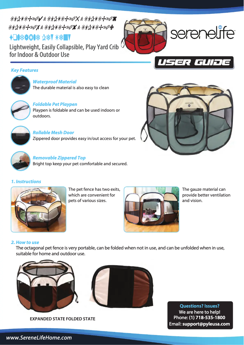 Imagen de la primera página del manual del dispositivo SLPTSB104