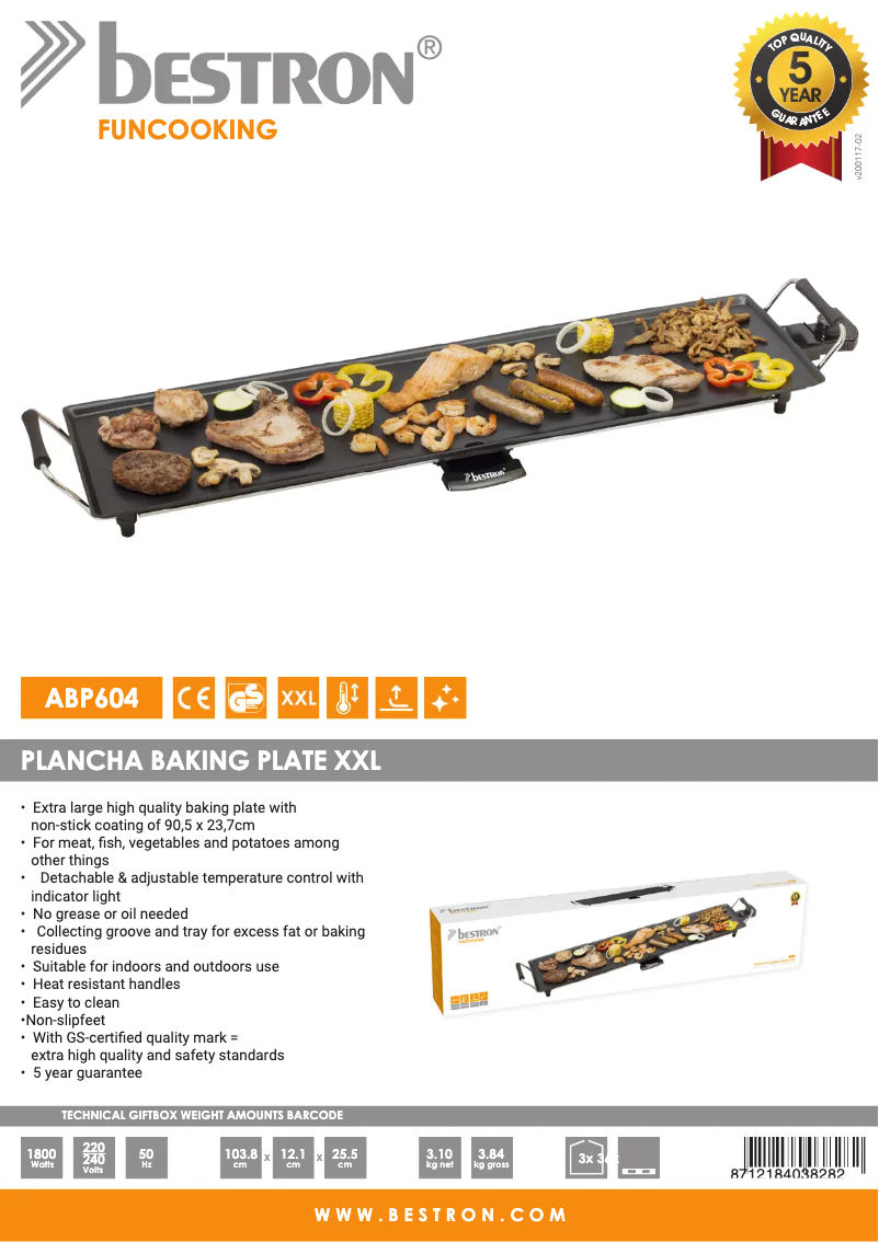 Imagen de la primera página del manual del dispositivo ABP604