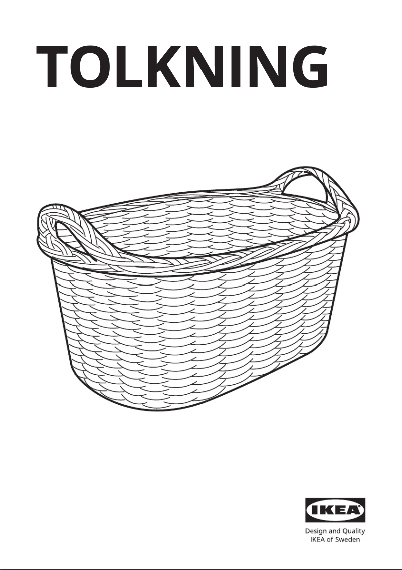 Página 1 del manual Manual de usuario Ikea TOLKNING 005.126.18