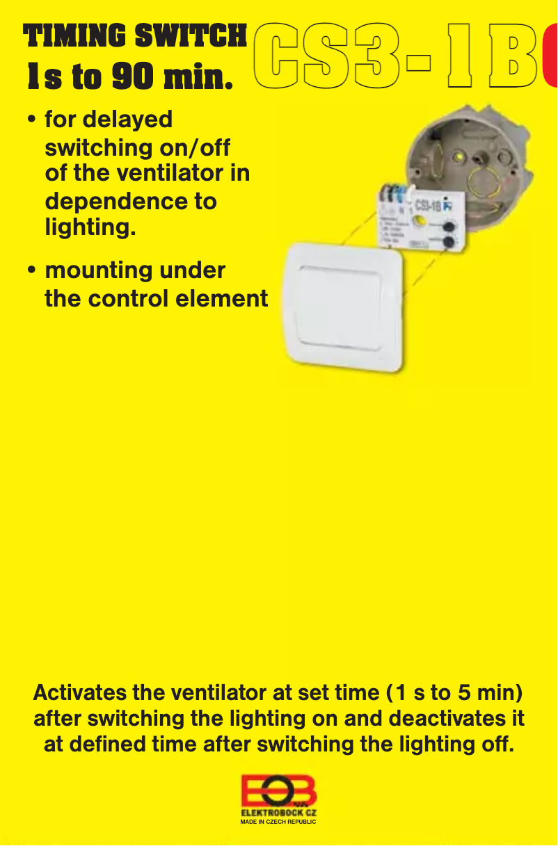 Página 1 del manual Manual de usuario Elektrobock CS3-1B