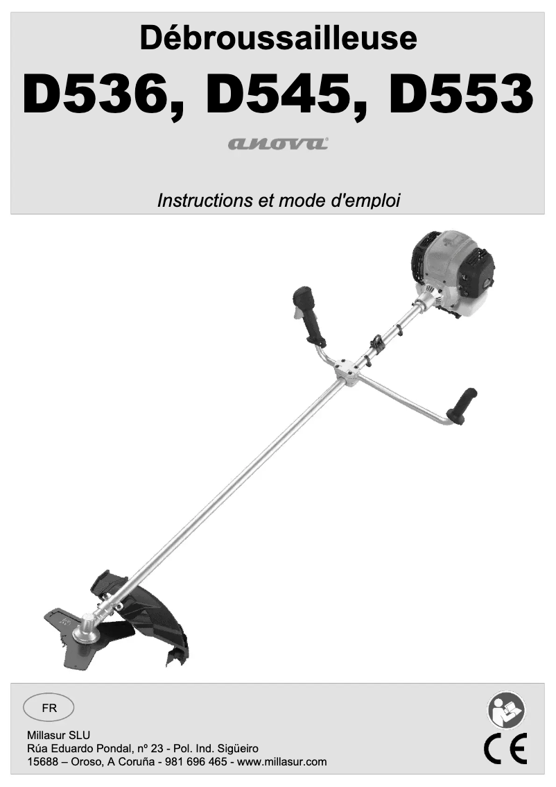 Imagen de la primera página del manual del dispositivo D545