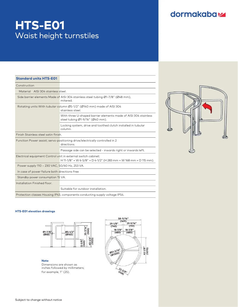 Imagen de la primera página del manual del dispositivo HTS-E01
