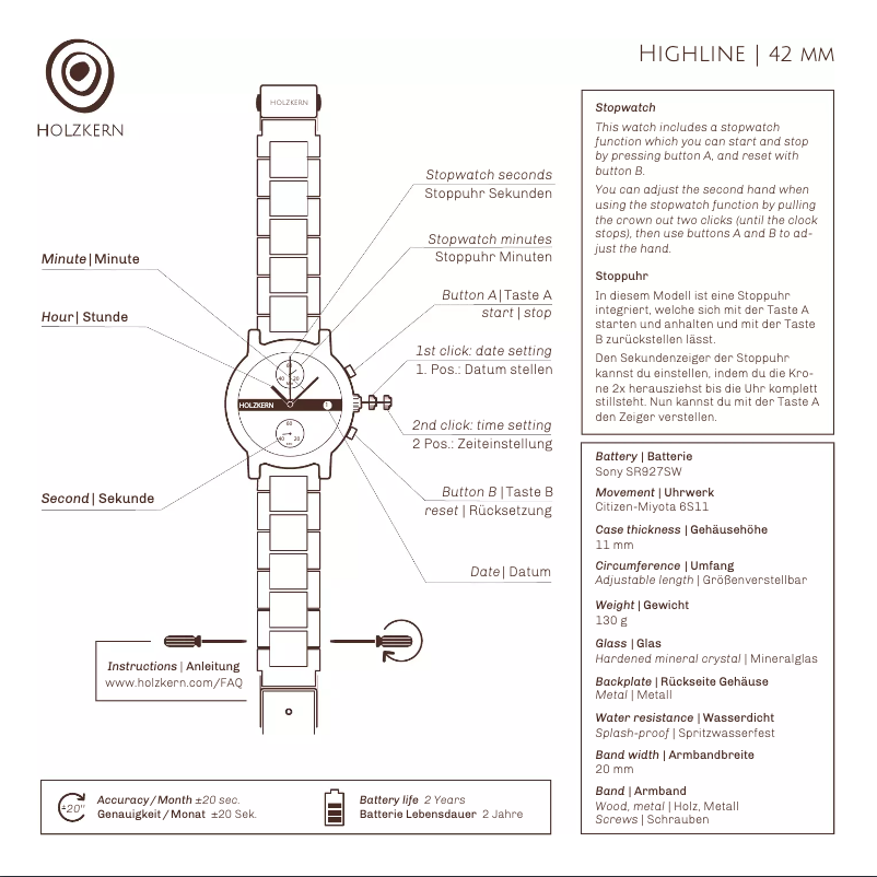 Imagen de la primera página del manual del dispositivo Vecchio