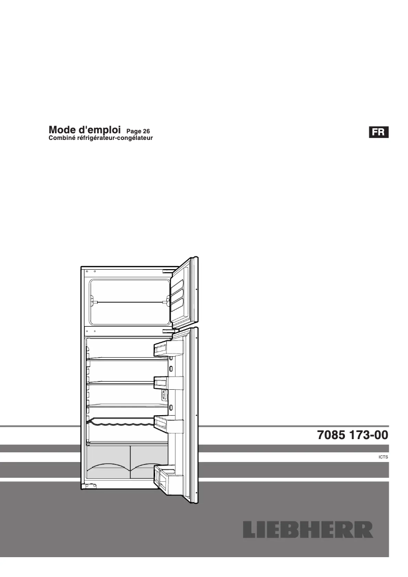 Página 1 del manual Manual de usuario Liebherr ICTS 2231