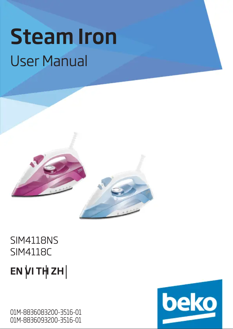 Página 1 del manual Manual de usuario Beko SIM4118C