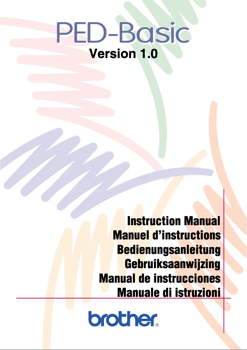 Página 1 del manual Manual de usuario Brother PED Basic