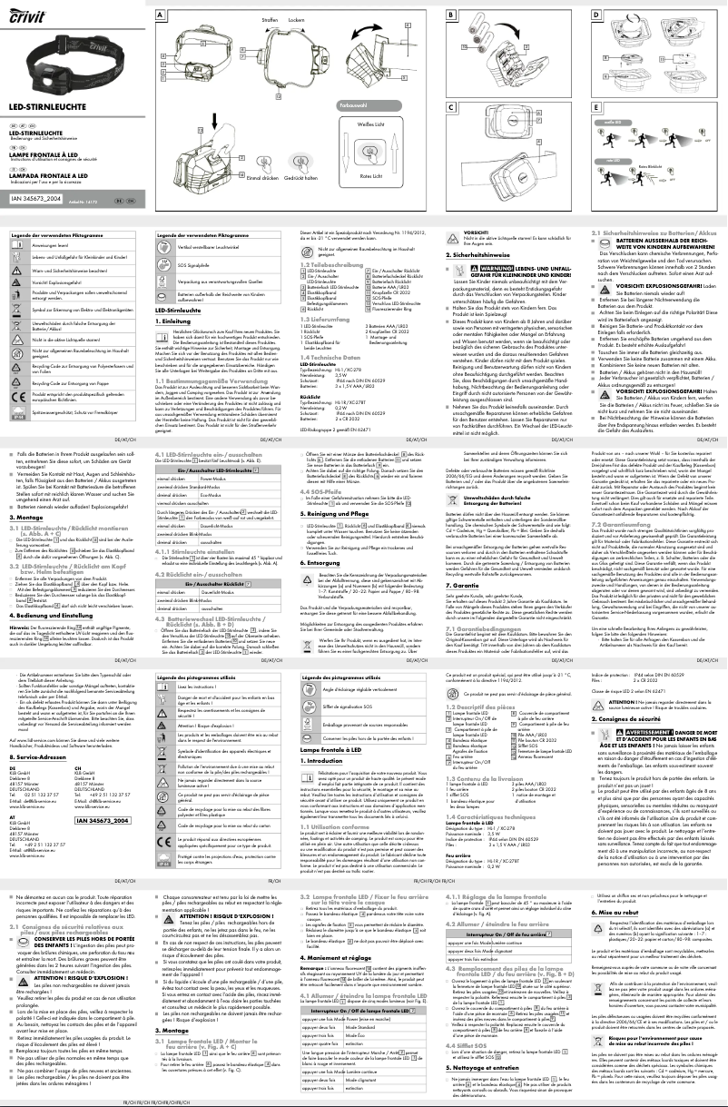 Imagen de la primera página del manual del dispositivo IAN 345673