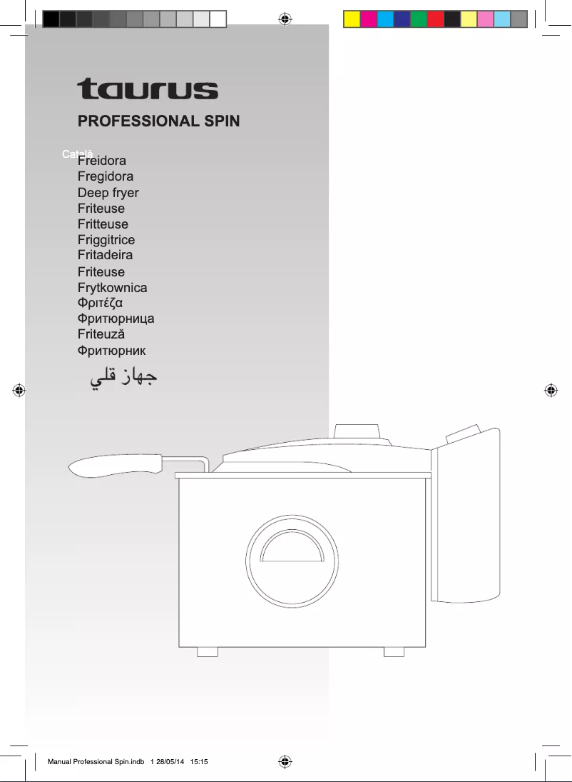 Imagen de la primera página del manual del dispositivo Professional Spin
