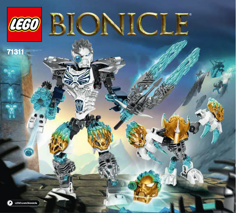 Imagen de la primera página del manual del dispositivo Bionicle 71311