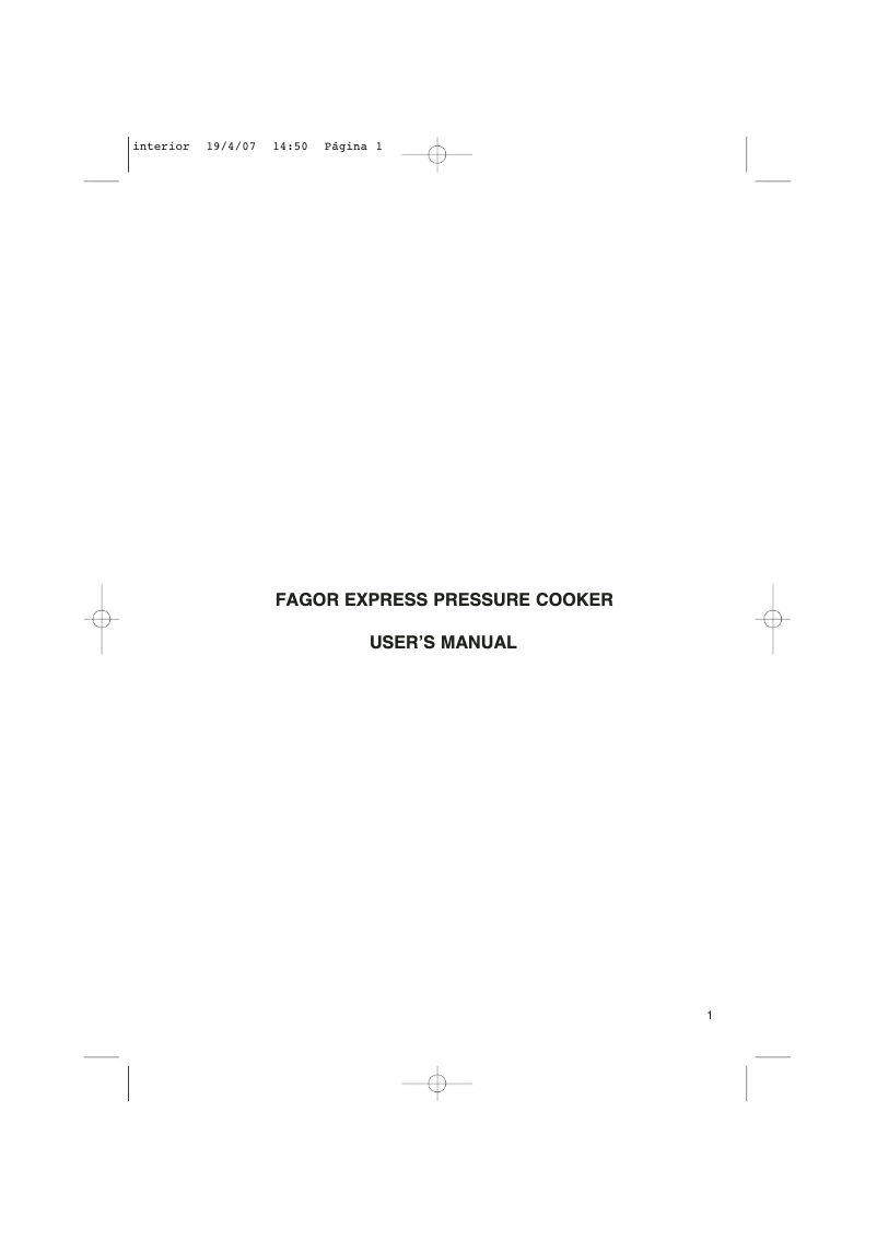 Imagen de la primera página del manual del dispositivo Express