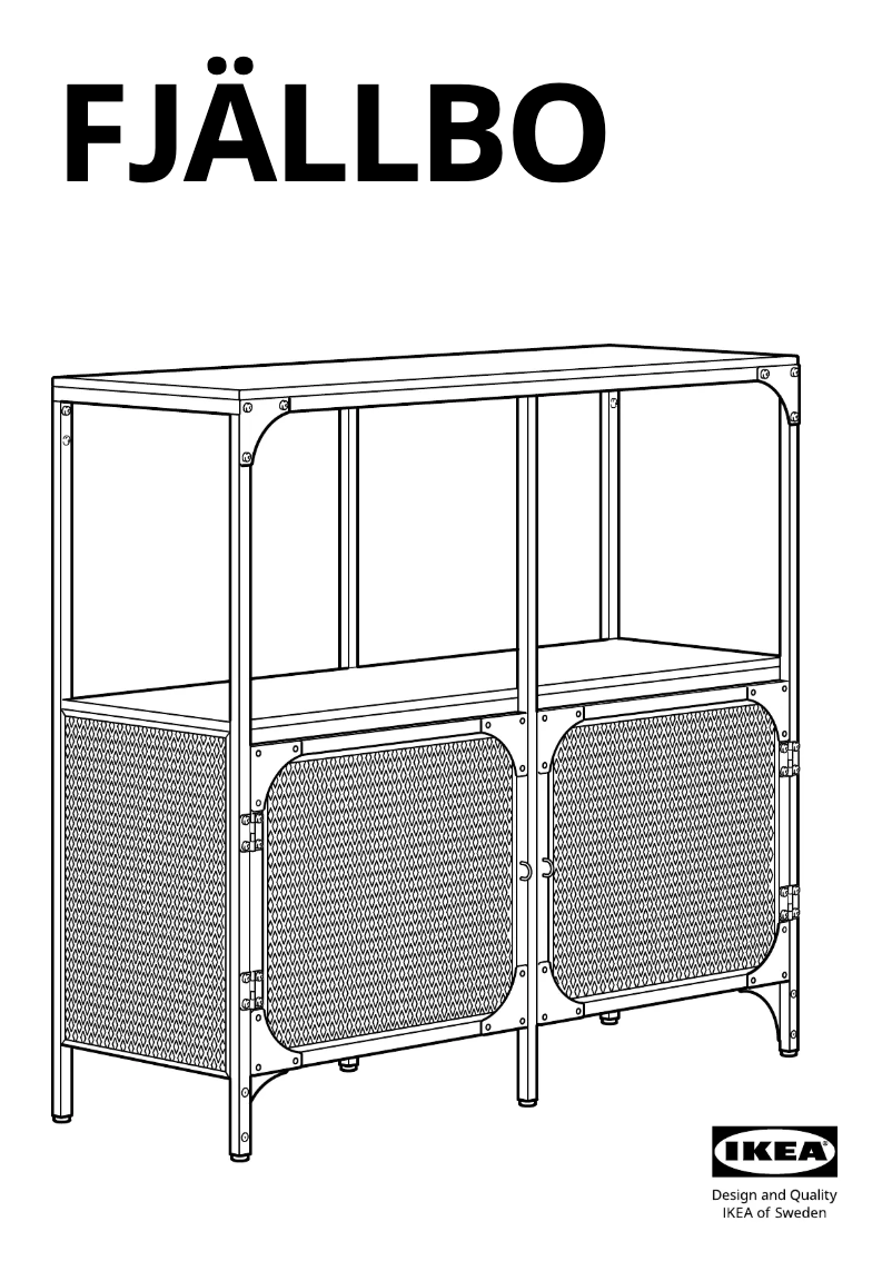 Página 1 del manual Manual de usuario Ikea FJÄLLBO 803.392.95