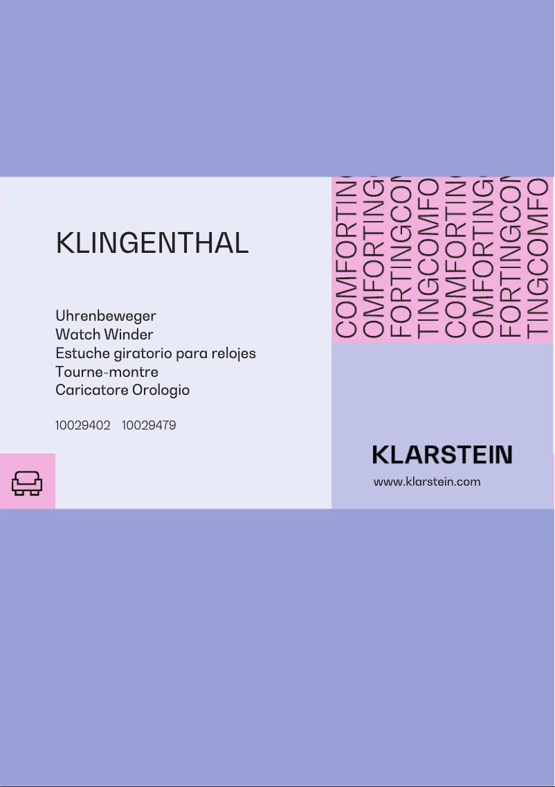 Página 1 del manual Manual de usuario Klarstein Klingenthal