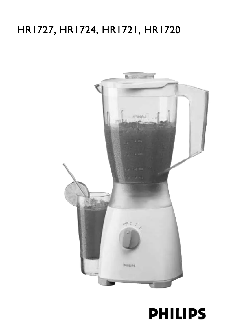 Página 1 del manual Manual de usuario Philips HR1721