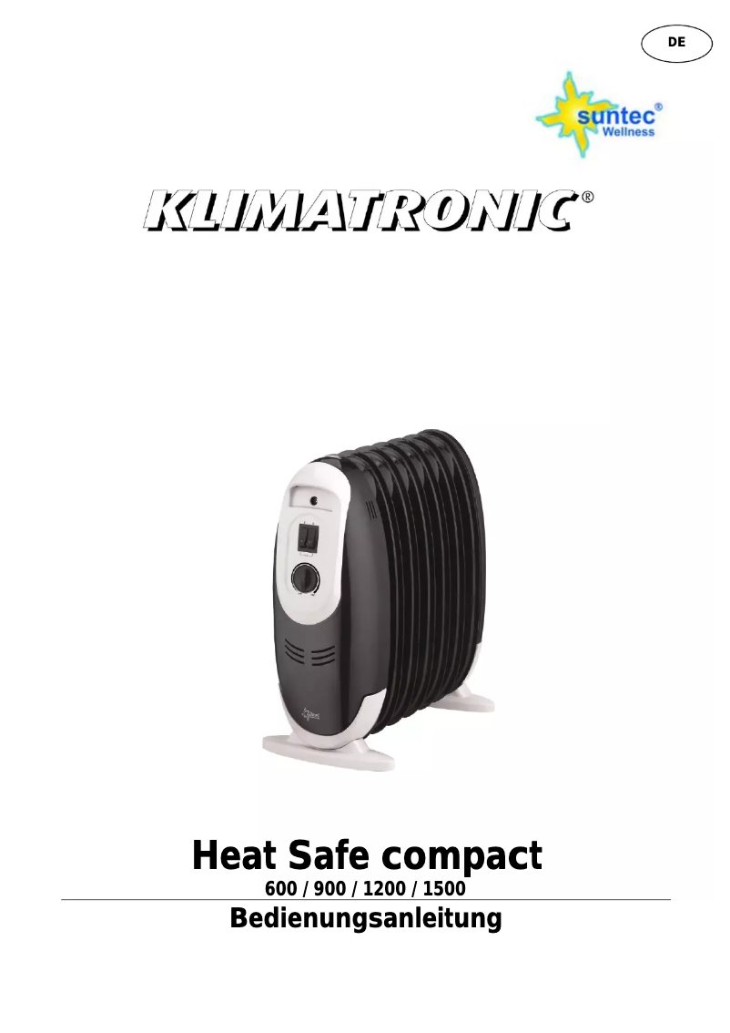Página 1 del manual Manual de usuario Suntec Heat Safe compact 1500