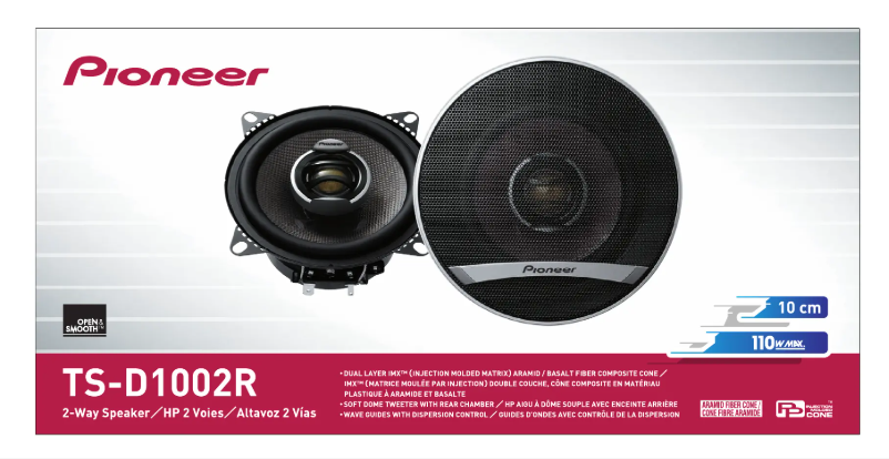 Página 1 del manual Manual de usuario Pioneer TS-D1002R