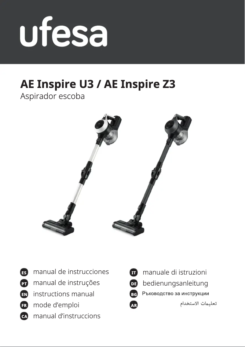 Imagen de la primera página del manual del dispositivo Inspire U3 Digital