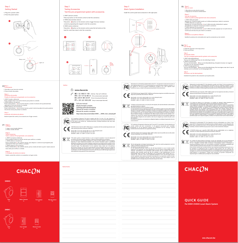 Imagen de la primera página del manual del dispositivo 34943