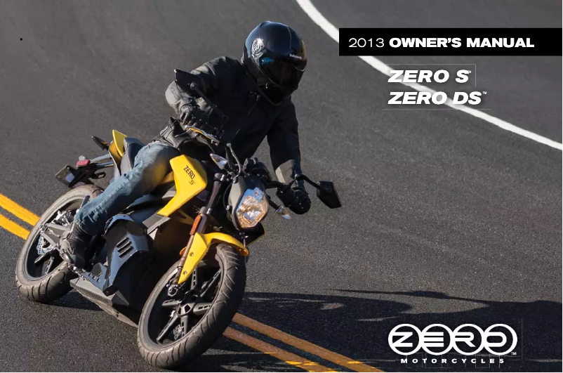Página 1 del manual Manual de usuario Zero DS (2013)
