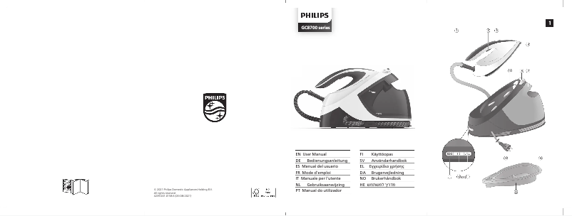 Página 1 del manual Manual de usuario Philips PerfectCare Performer GC8721