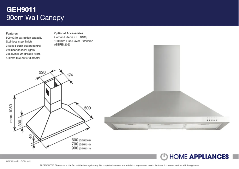 Imagen de la primera página del manual del dispositivo GEH9011