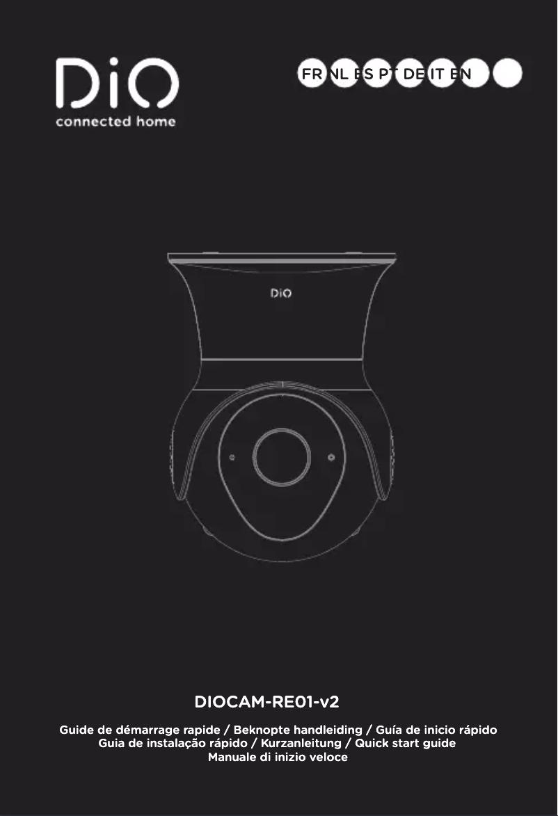 Imagen de la primera página del manual del dispositivo DIOCAM-RE01