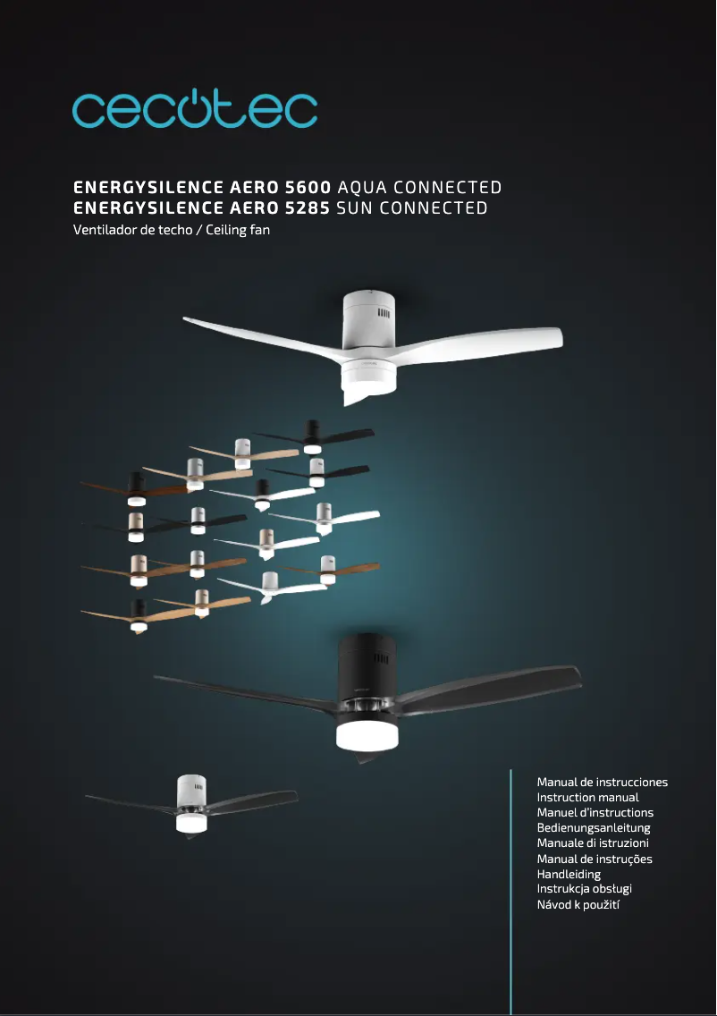 Imagen de la primera página del manual del dispositivo EnerSile Aero 5500 Aqua Connected