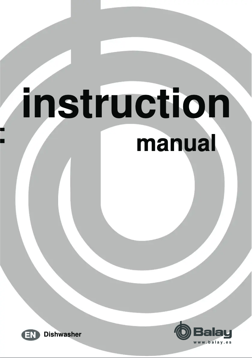 Página 1 del manual Manual de usuario Balay 3VF301NP