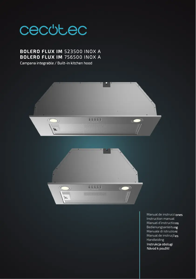 Imagen de la primera página del manual del dispositivo Bolero Flux IM 756500