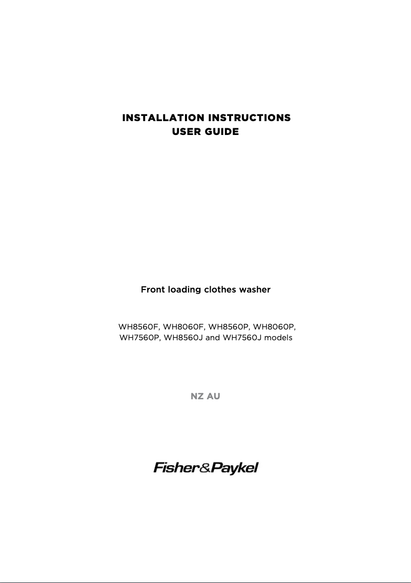 Imagen de la primera página del manual del dispositivo WH8060P1