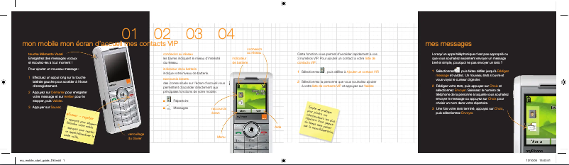 Imagen de la primera página del manual del dispositivo myPhone