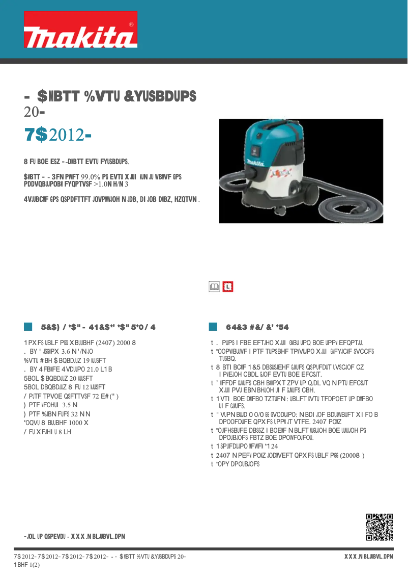 Imagen de la primera página del manual del dispositivo VC2012L