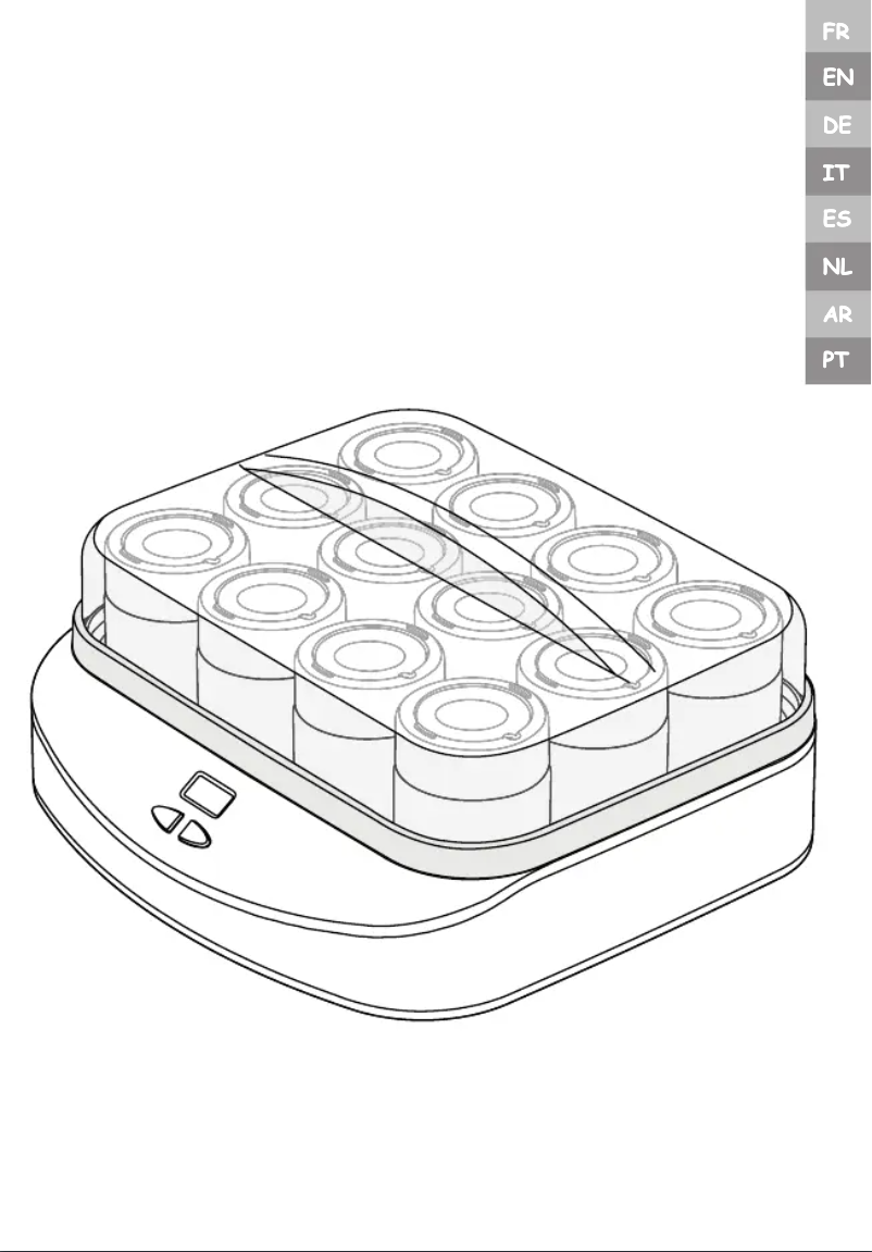 Página nº 1 - Manual de usuario Moulinex Yogurteo YG233A10