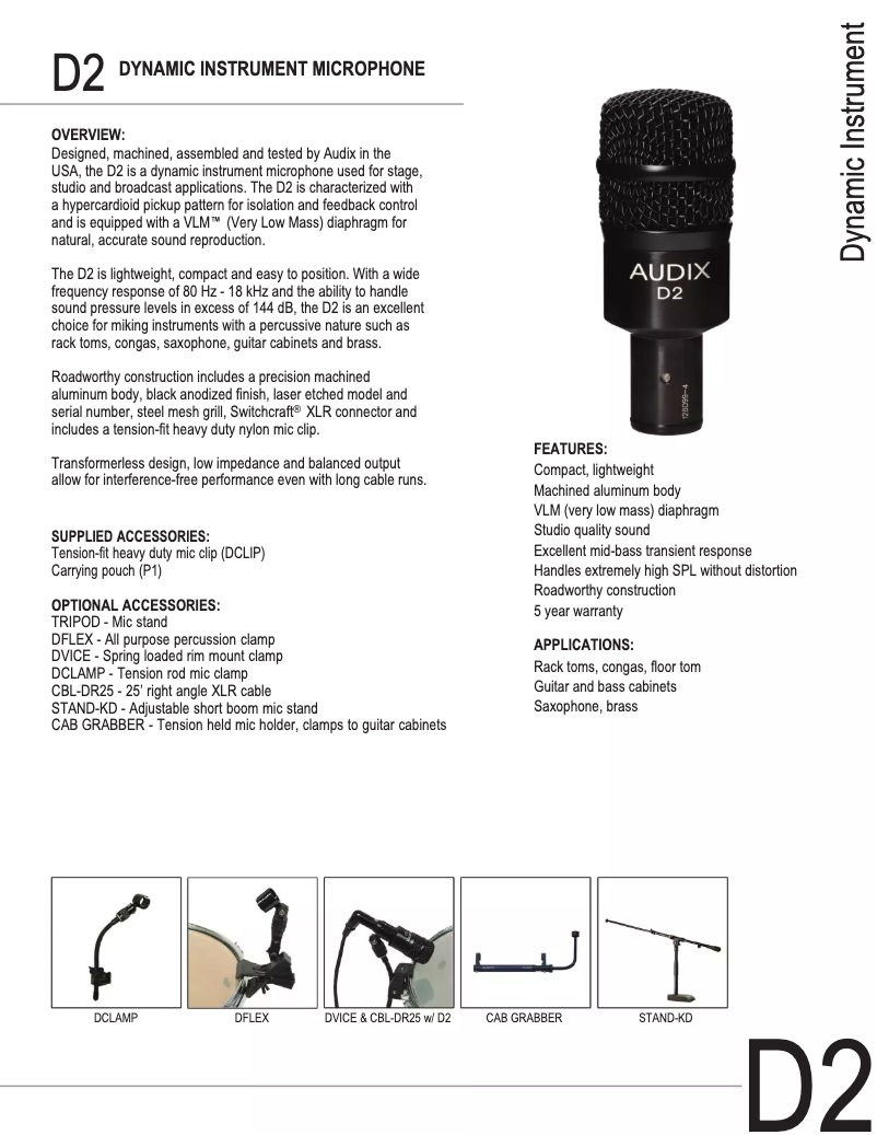 Imagen de la primera página del manual del dispositivo D2