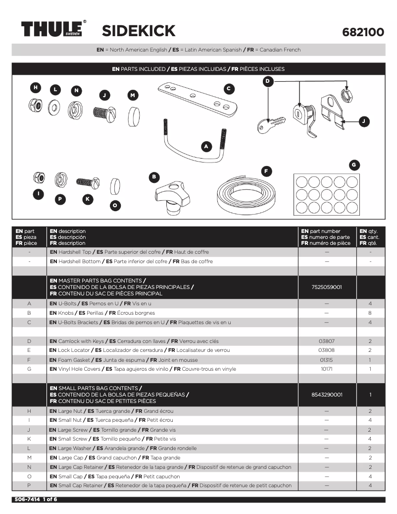 Imagen de la primera página del manual del dispositivo Sidekick