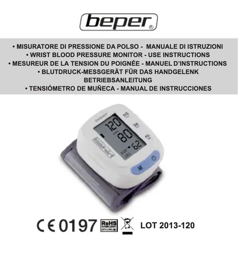 Página 1 del manual Manual de usuario Beper 40.121